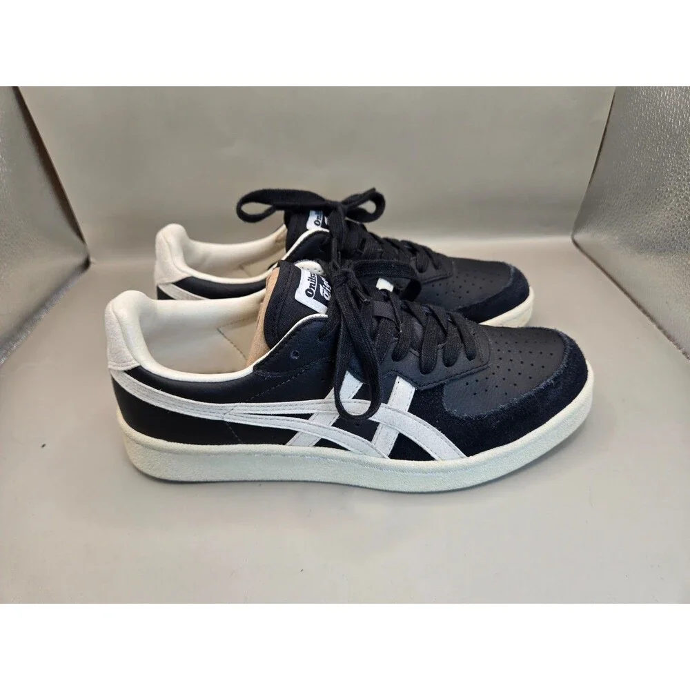 Asics ONITSUKA Tiger GSM shoes Men's 6.5 Black Suede Athletic Casual Sneakers